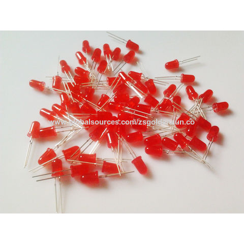 3MM 5MM LED Diode Light Assorted Kit , Electronic Componen DIP Lamp  Emitting Diode Led Light Red