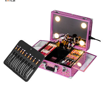 professional makeup vanity box with lights