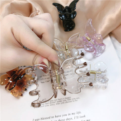 Butterfly Hair Clip Hair Claws Acetate Hairpin Hair Barrettes Hair  Accessories .