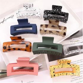 Pack Of 8 Shivoo Fashion Jumbo Big hair clutcher Unbreakable Plastic Hair  Clutcherhair claw For