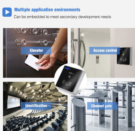 Smart QR Code RFID Access Control Reader Barcode Scanner Module HM30 ...
