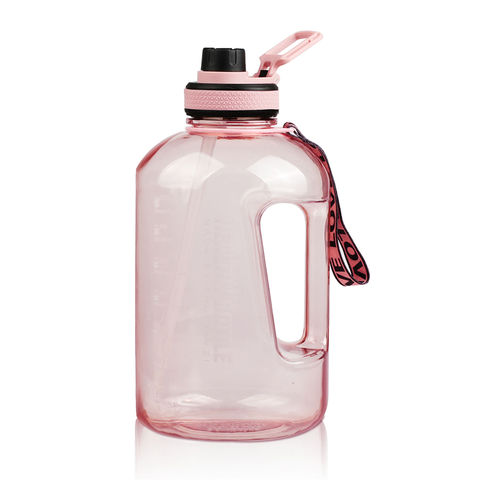 Botella de agua deportiva portátil, recipiente de silicona de 1,5 litros y  2,3 litros, grande, de paja, venta al por mayor - AliExpress