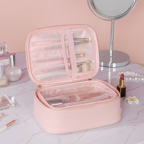 Buy Wholesale China Travel Makeup Bag Portable 2 Layer Mini Cosmetic Bag  Beauty Case Small Makeup Brush Bags Organizer & Makeup Brush Bags,organizer  Pouch,cosmetic Bag at USD 1.92