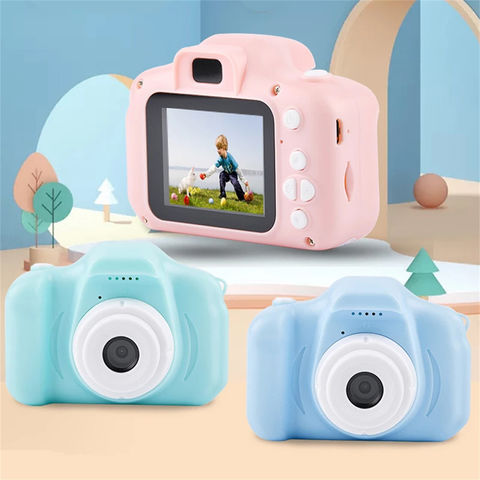 Jouets d'appareil photo pour enfants pour filles de 4 à 10 ans, appareils  photo numériques à double objectif rechargeables pour enfants pour filles  garçons antichoc 