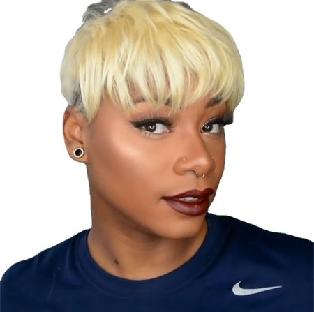 Buy Wholesale China New Products Can Be Qi, Oblique Short Straight Hair, Men's And Women's Handsome Golden Wig & Human Hair Wigs at USD 11 | Global Sources Buy Wholesale China New Products Can Be Qi, Oblique Short Straight Hair, Men's And Women's Handsome Golden Wig & Human Hair Wigs at USD 11 | Global Sources