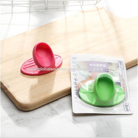 Doigtiers en silicone Mini clip d'isolation thermique pour les mains Clip de pot anti-brûlure multifonctionnel en silicone