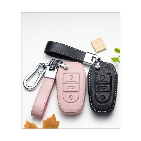 Metal Hook Promotion Gift Leather Keychain Small Wallet Car Key Holder -  China Car Key Holder and Car Key Cover price