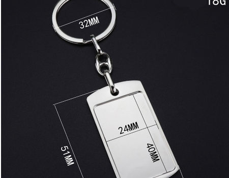 Stainless Steel Keychain, Name Keychain Custom, Custom Logo Keychain