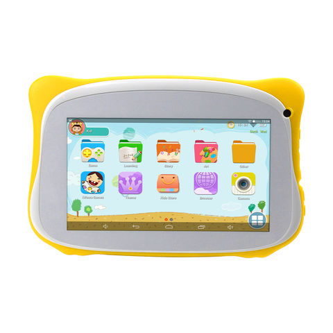 Tablette pour enfants avec application éducative installée, verrou
