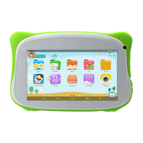 Tablette 7 pouces pour enfants Quad Core Android 10, 16 Go, WiFi