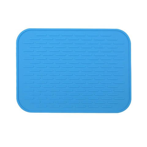 Buy Wholesale China Silicone Bar Mat Solid Color Long Square Non