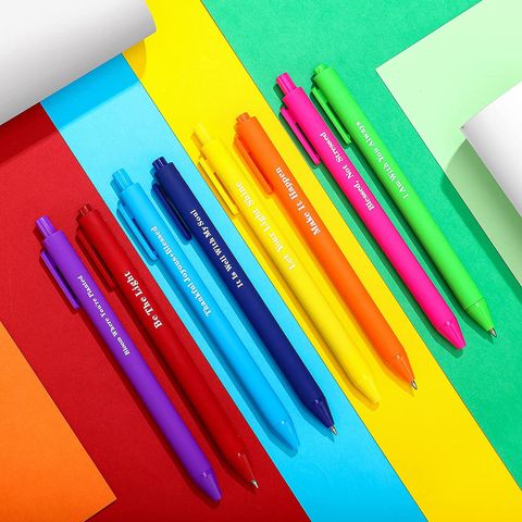 Buy Wholesale China Inspirational Pens Colorful Motivational