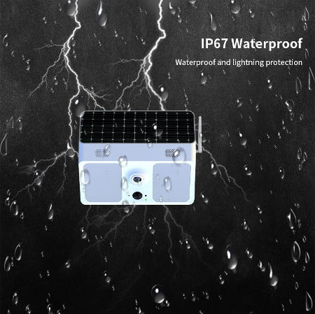 1080P Outdoor solar IP camera LED Smart Lights IP67 Waterproof WIFI APP Control Garden Light camera supplier
