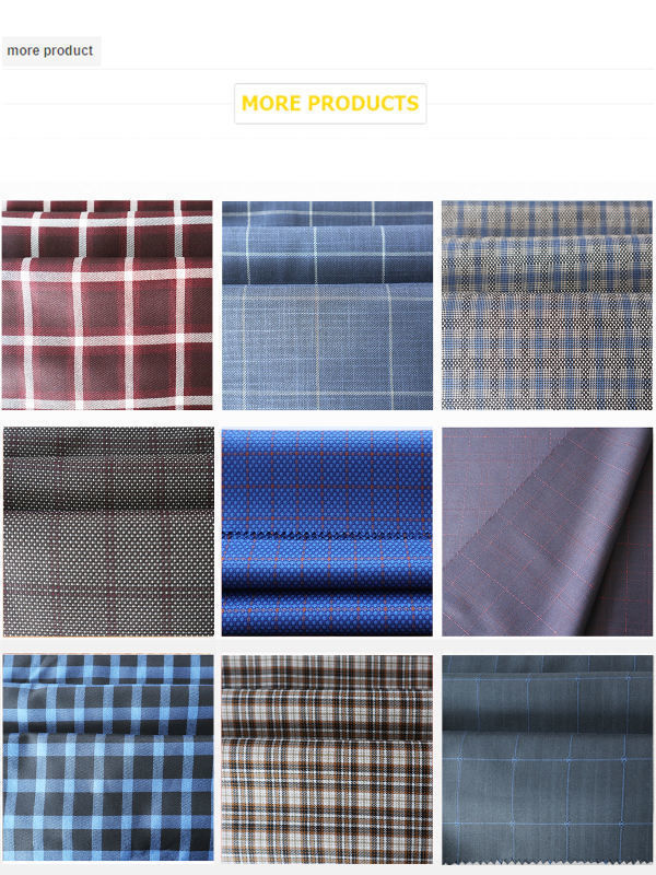 Fashion design tr fabric 55 cotton 45 polyester blend fabric for men's