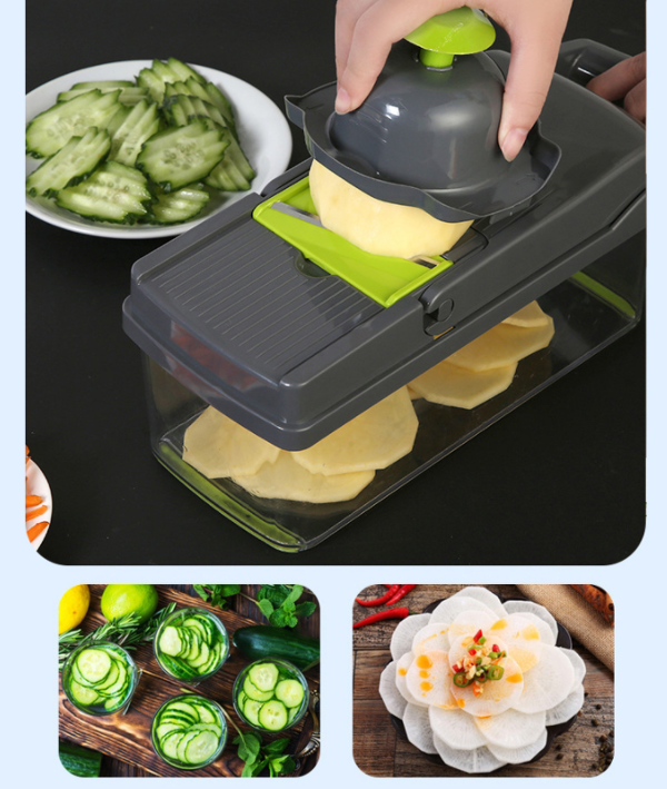 Multi-functional Vegetable Cutter For Home Use, Manual Slicer For Potato,  Lemon, Kitchen Tool