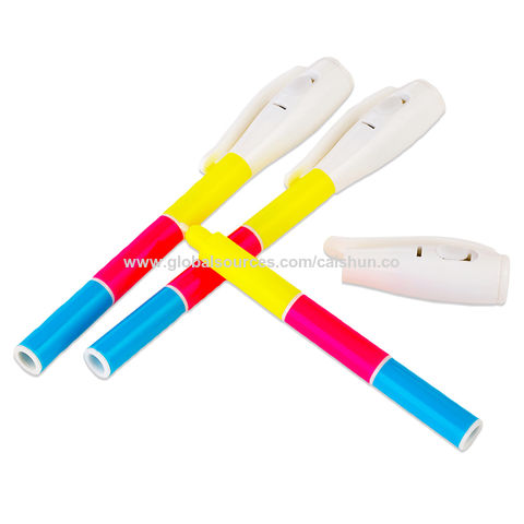 Buy Wholesale China 3 In 1 Uv Light Markers Invisible Ink Magic