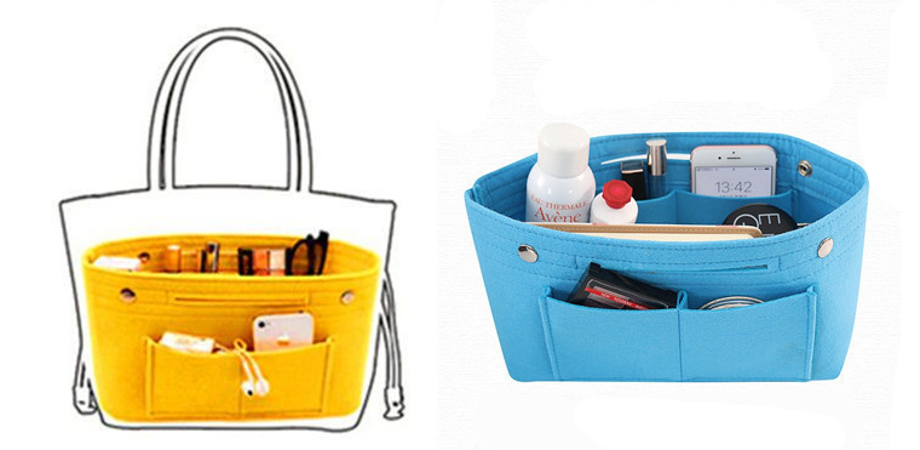 Buy Wholesale Taiwan Customized Felt Purse Insert For Handbag