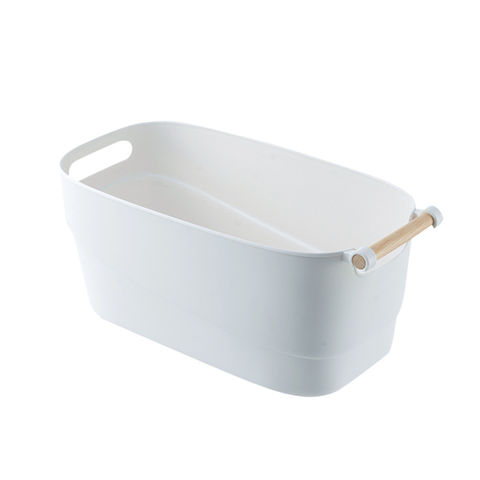 1pc Storage Basket For Kitchen Sundries, Toys And Snacks Thickened Plastic  Basket