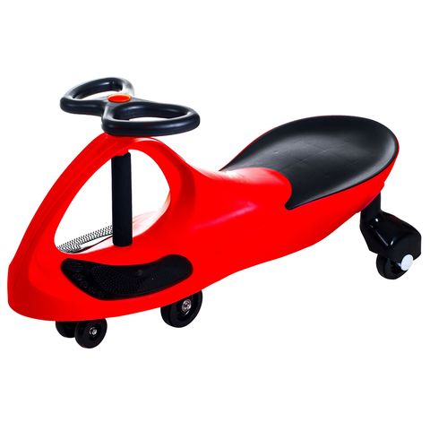 SwingCar Gravicity - Véhicule Sans Pédales Pour Enfant 3+ Ans - Avance En Tournant Le Volant - Roues LED - Bleu Ou Rouge