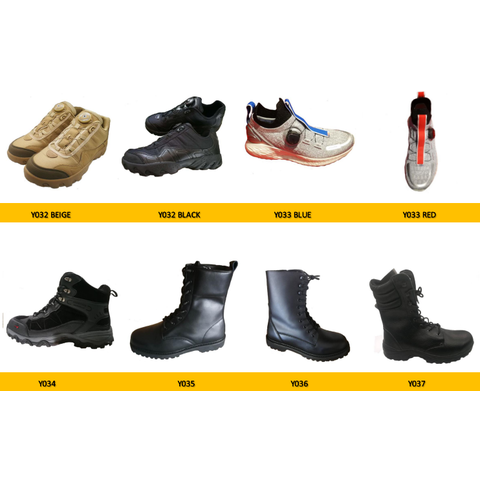 Compre Botas De Combate Militares Y Policiales Tácticas Protectoras Y  Seguras y Zapatos De Cuero De Microfibra de China por 20 USD