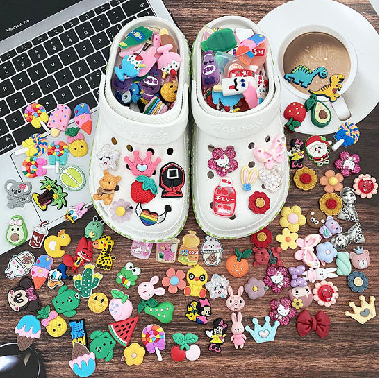 Buy Wholesale China Shoes Charm Designer Croc Pieces Volleyable