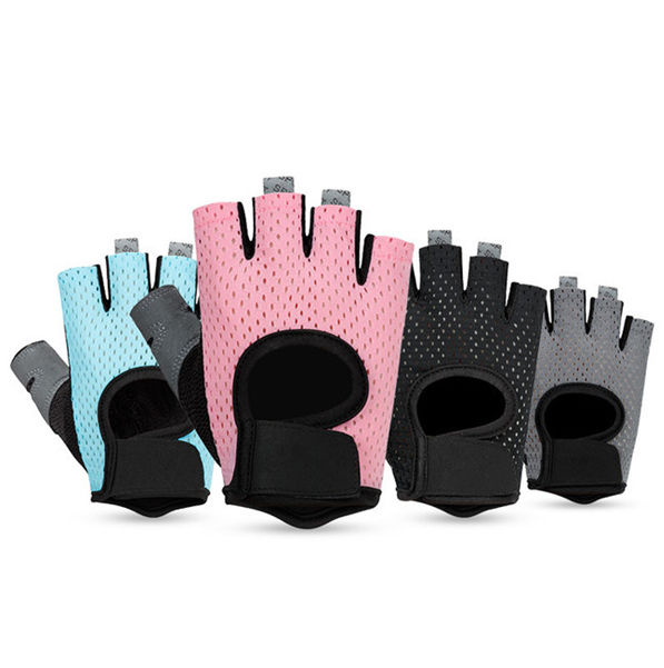 Gym & Gentle Gants De Fitness Femme/Homme - Gants D'entraînement/Repose-poignet - Entraînement De Musculation/Bodybuilding/Crossfit (Rose, S