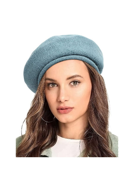 YouGa Beret Hats for Women French Wool Berets Classic Solid Color Ladies Beret Hat Girls Soft Warm Berets Vintage Adjustable Artist Hat Beanie Cap 