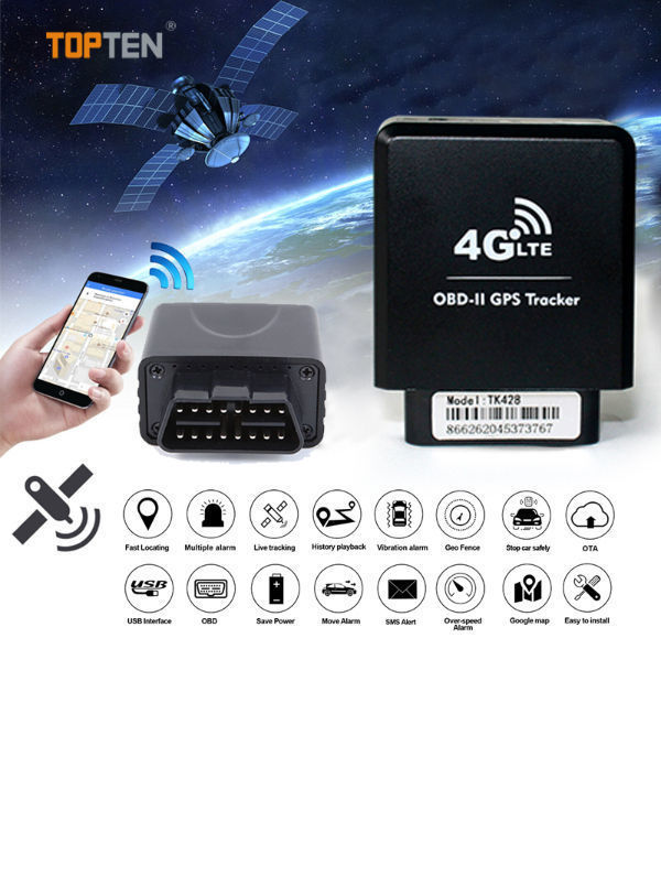 Bulk orders 4G LET CatM1 GPS device Plug and Play OBDII GPS tracker