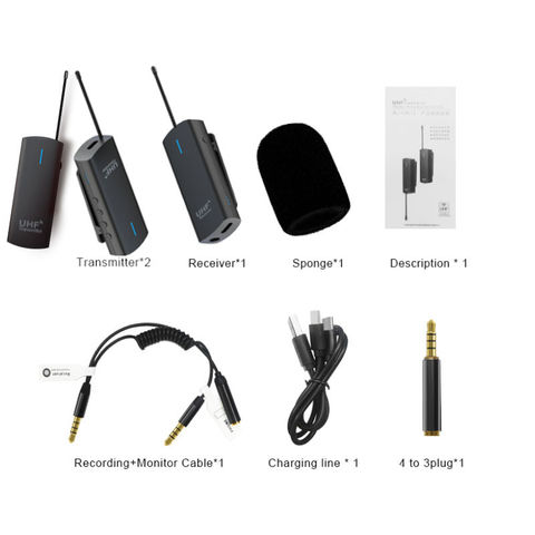 Compre Auriculares Inalámbricos Micrófono Profesional Ajustable Soporte De  Cabeza Led Display Studio y Micrófonos Inalámbricos de China por 11.38 USD