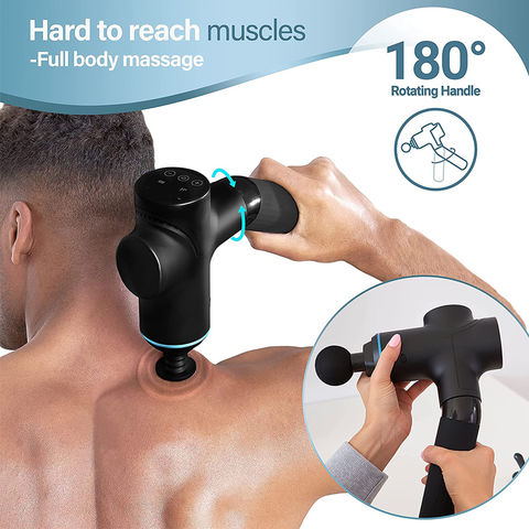 Home Brushless Muscle Relaxant Silent Fascia Gun Massager High Frequency  Vibration Shock Body Massage Gun Chinese Factories - China Body Massager  China, Massage Gun China