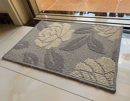 Buy Wholesale China Outdoor Indoor Rugs Polyester Non-slip Floor Mat Office  Corridor Area Rug Small Loop Velvet Door Mat & Door Mats at USD 5