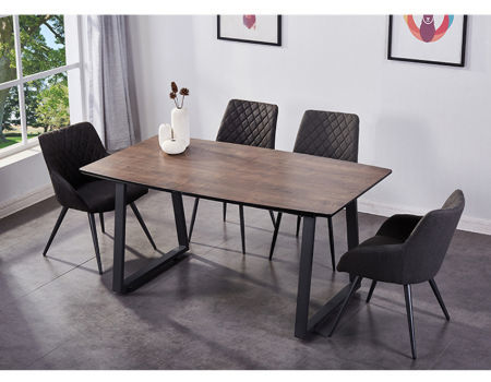 Dining Table Extendable Restaurant, Z Chairs Dining Set Of 8 Modern