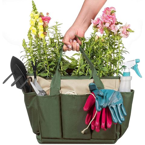 Portable Durable Canvas Garden Tool Bag Storage Gardening Tools
