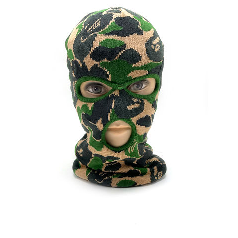 Máscara de cara completa para deportes al aire libre, pasamontañas militar