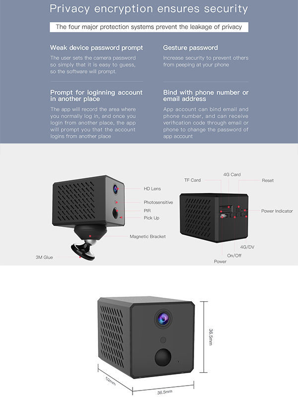 vstarcam smart hidden indoor ip camera c90s