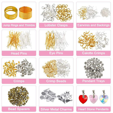 Adult Jewelry Making Kit, Including Jewelry Making Tools, Earring Pendants,  Jewelry Wireblack