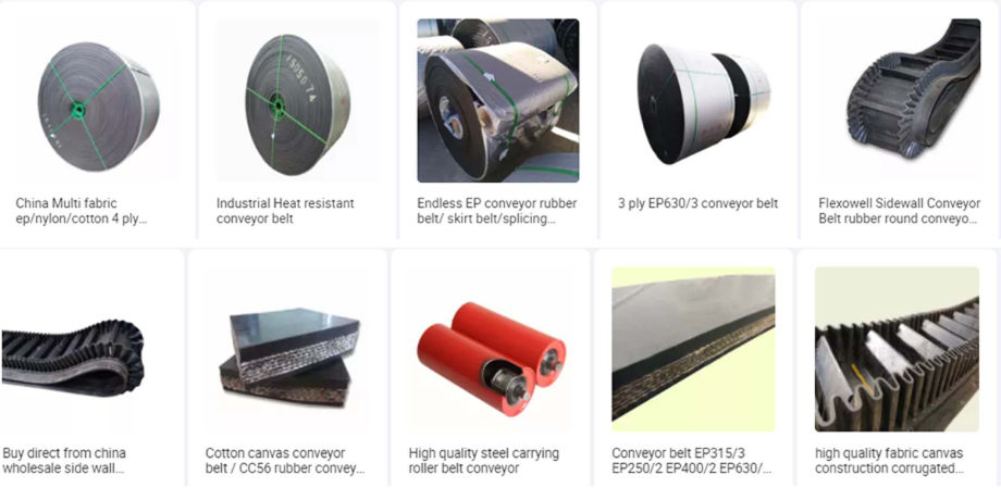 China Manufacturer Oil Resistant Endless Rubber Conveyor Belt