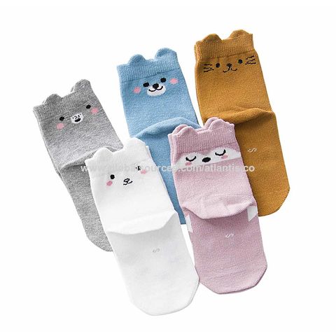 Chaussettes antidérapantes pour bébés en coton de haute qualité, collection 2022