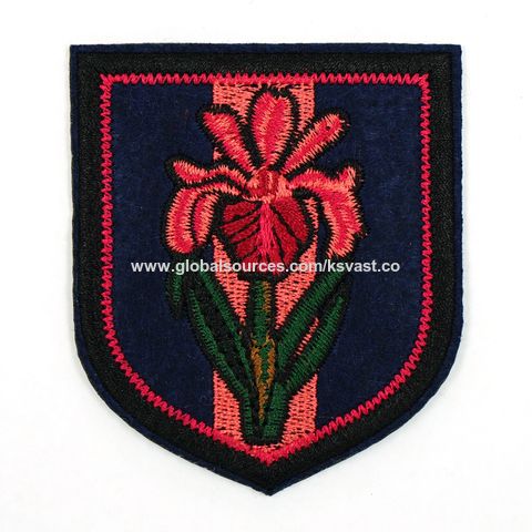Factory Supplier Custom Iron on Patch Creative Embroidered Patches