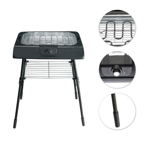 Electric Table Top Grill BBQ Barbecue Garden Camping Cooking Indoor 1300W