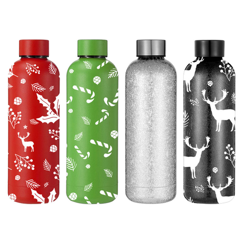 Sublimation Blank Hydro Tumbler, Sipper Water Bottle With Handle, Stainless  Steel Double Wall Insulated, (White, 32oz)