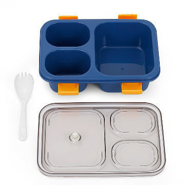 Buy Wholesale China Airtight Food Containers Plastic Stainless Steel Car  And Office Home Portable Hot Lunch Boxes Bento & Plastic Airtight Food  Containers at USD 2.17