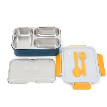 Buy Wholesale China Airtight Food Containers Plastic Stainless Steel Car  And Office Home Portable Hot Lunch Boxes Bento & Plastic Airtight Food  Containers at USD 2.17