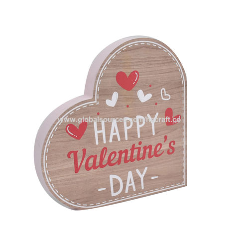 Colgante de madera rústica signo de amor San Valentin Decoraciones - China  Decoraciones de San Valentín y San Valentín precio