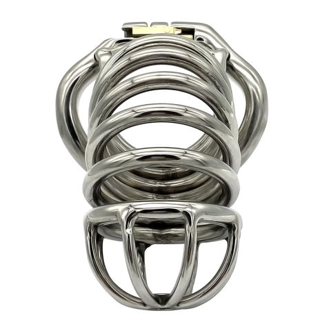 Nouvelle Cage de chasteté pour homme en acier inoxydable, anneaux