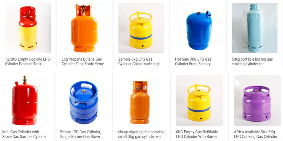 gas cooker gas bottle