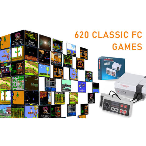 Classic Games Console with 620 Games Built in and 2 Controllers