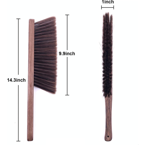 Natural Palm Cleaning Brush, Handheld Desktop Brush, Small Crevice