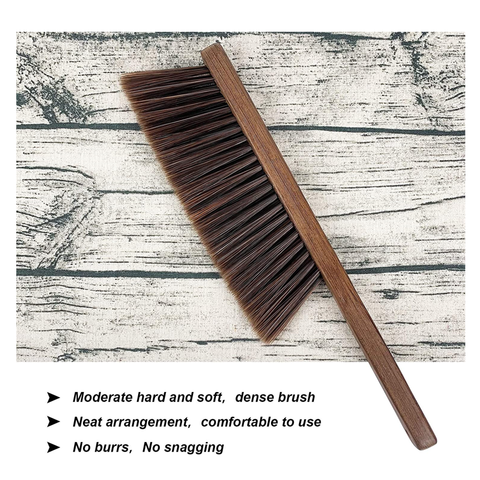 Cleaning brushes with soft and hard bristles