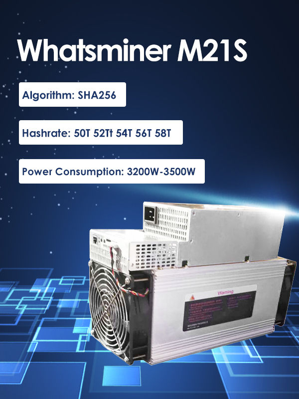Whatsminer M21S 56TH Asic Miner Machine , M21S Whatsminer 56TH ...
